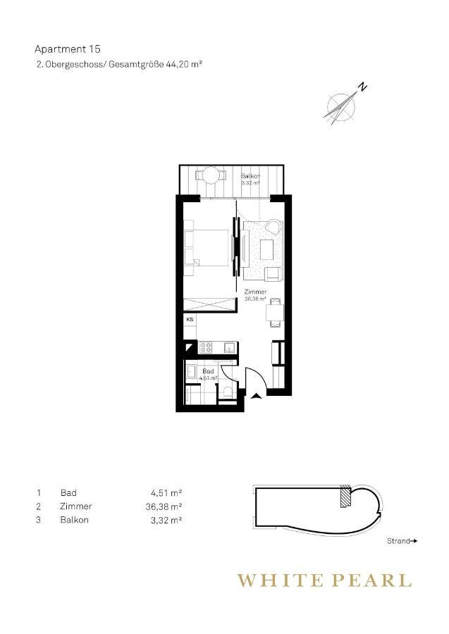 White Pearl Apartment 2.15 Timmendorfer Strand Ngoại thất bức ảnh